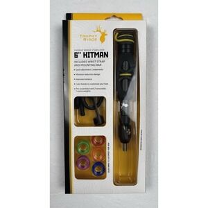 Trophy Ridge Hitman 6" Bow Stabilizer Black Quick Disconnect Archery NIP